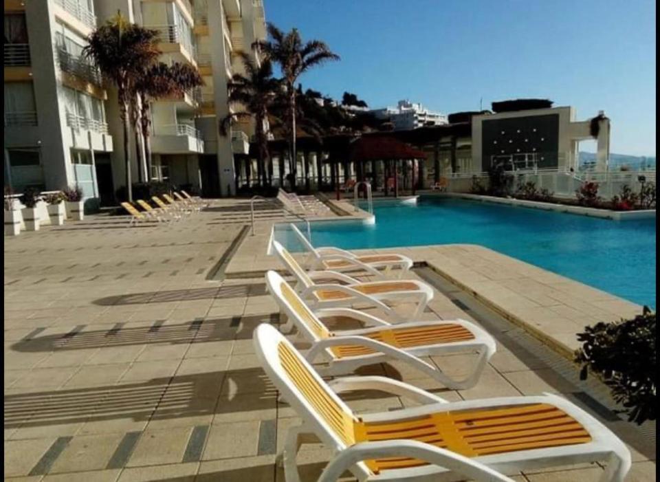 Apartamento Departamento Cochoa Renaca Primera Linea De Playa Vina del Mar